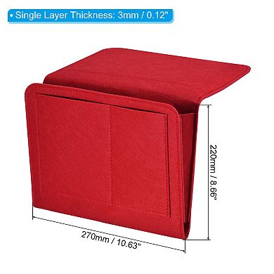 1Pcs Bedside Organizer Bed Hanging Caddy 5 Pockets Hanging Bag