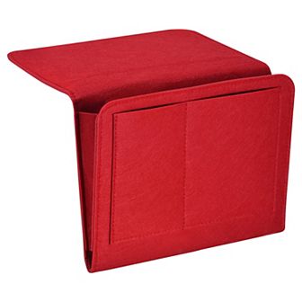 1 pc Bedside Organizer Bed Hanging Caddy 5 Pockets Hanging Bag