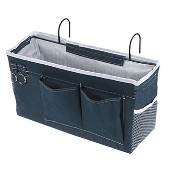 1 pc Bedside Caddy, Bed Caddy Bunk Bed Caddy Bed Hanging Storage Caddy Bag with Hooks