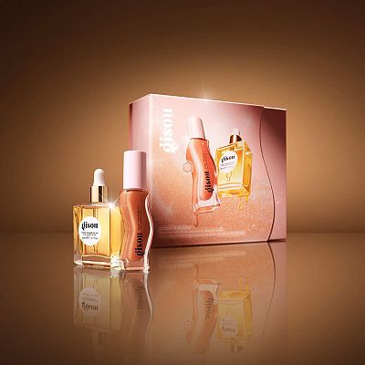 【日本未発売】gisou Glossy & Glazed Set Gisou Glossy & Glazed Hair & Lip Oil Gift Set