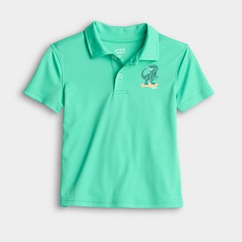 Baby & Toddler Jumping Beans® Dinosaur Graphic Performance Polo Shirt