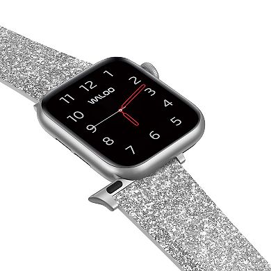 Waloo Leather Bling Replacement Band for Apple Watch