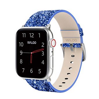 Waloo Leather Bling Replacement Band for Apple Watch