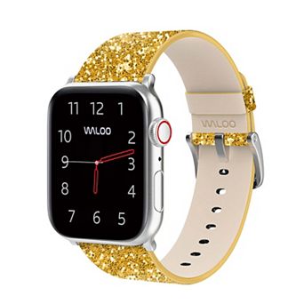 Waloo Leather Bling Replacement Band for Apple Watch
