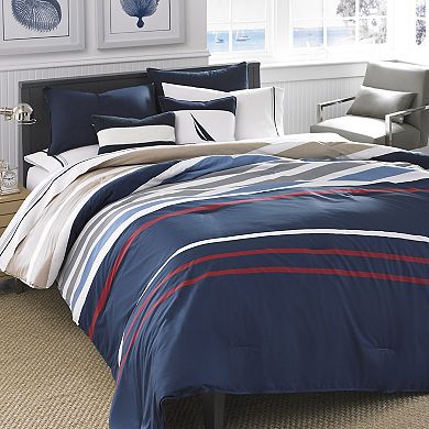 Nautica Bradford Navy Comforter Set