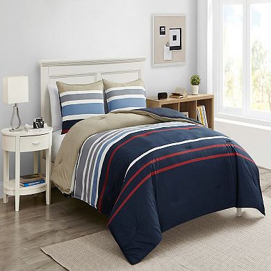 Nautica Bradford Navy Comforter Set