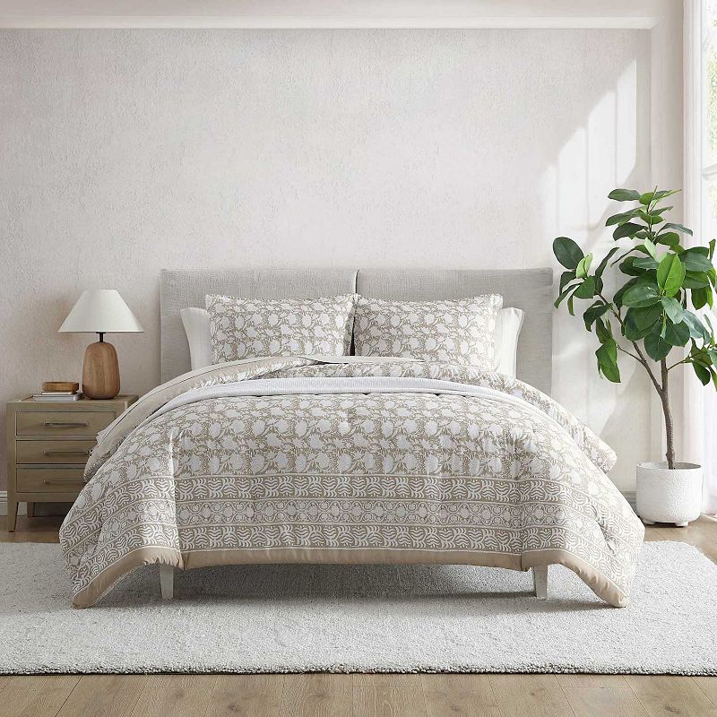 UPC 883893988248 product image for Nautica Bayport Floral Comforter Set, Beige | upcitemdb.com