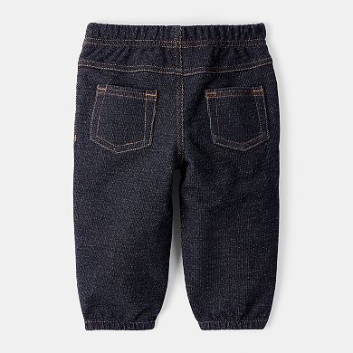 Baby Boy Carter’s 3-pc. Long-Sleeve Bodysuit, Vest & Denim Pant Set