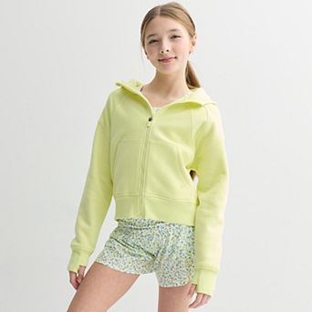 Girls 7-16 Tek Gear® Seamed Zip Front Jacket