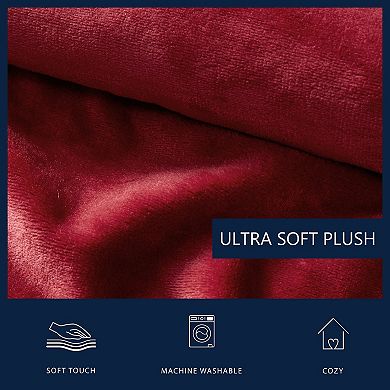 Nautica Solid Throw Blanket