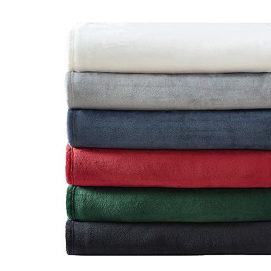 Nautica Solid Throw Blanket