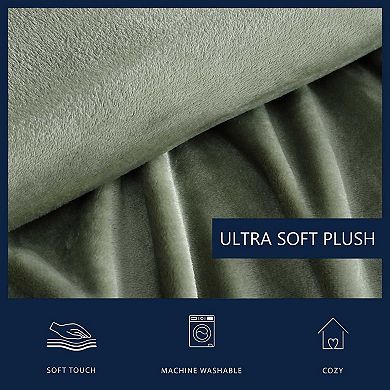 Nautica Solid Throw Blanket