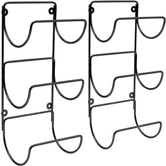 Sorbus 2 Pack Wall-Mount Towel Rack - Great for Organizing Bath Towels, Washcloths, & more (Holds 6)