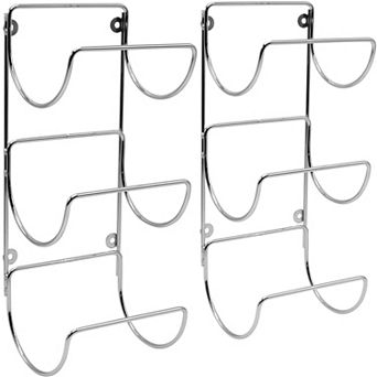 Sorbus 2 Pack Wall-Mount Towel Rack - Great for Organizing Bath Towels, Washcloths, & more (Holds 6)