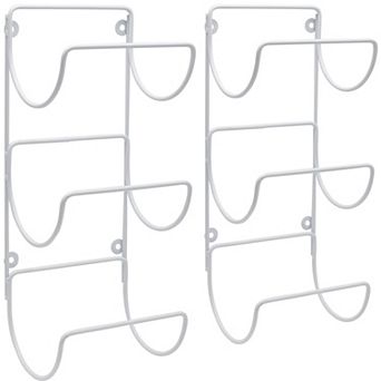 Sorbus 2 Pack Wall-Mount Towel Rack - Great for Organizing Bath Towels, Washcloths, & more (Holds 6)