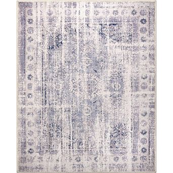 Sorbus 8 ft x 10 ft Area Rug, Machine Washable, Non-Slip, Vintage Rug