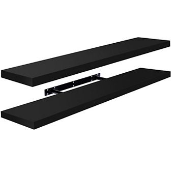 2 Pack (35"x9") Sorbus Long Floating Wall Shelves for Decor, Kitchen, Living Room