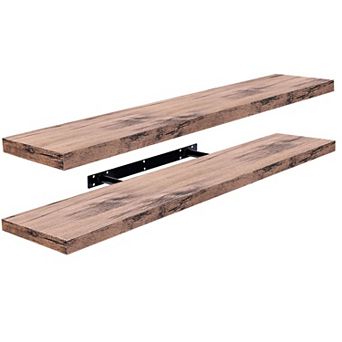 2 Pack (35"x9") Sorbus Long Floating Wall Shelves for Decor, Kitchen, Living Room