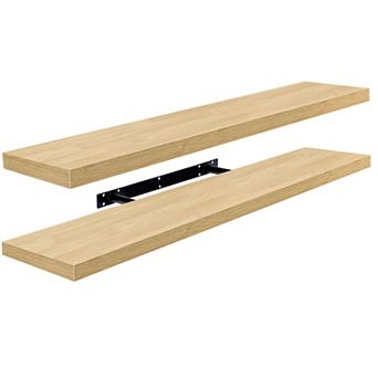 2 Pack (35"x9") Sorbus Long Floating Wall Shelves for Decor, Kitchen, Living Room