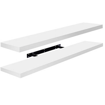 2 Pack (35"x9") Sorbus Long Floating Wall Shelves for Decor, Kitchen, Living Room