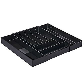 Sorbus Expandable Silverware Organizer - with 7 compartments and 2 expandable slots