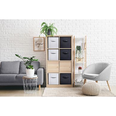 Sorbus 6 Pack 13 Inch Foldable Cubes with Handles- for Home Storage & Organization