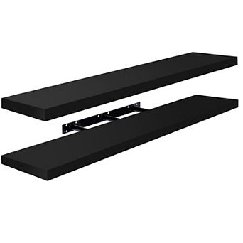 Sorbus 2 Pack 47 x 9.25 Inch Wall Mounted Floating Shelves - Stylish and Functional Storage