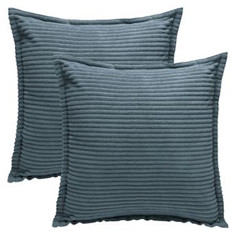 Striped Decorative Throw Pillow Covers Pack of 2 Soft Cushion Pillow Cases for Sofa Home Decor
