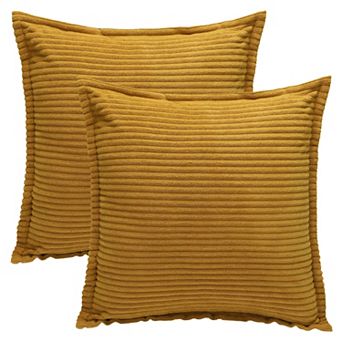 Striped Decorative Throw Pillow Covers Pack of 2 Soft Cushion Pillow Cases for Sofa Home Decor