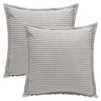 Striped Decorative Throw Pillow Covers Pack of 2 Soft Cushion Pillow Cases for Sofa Home Decor