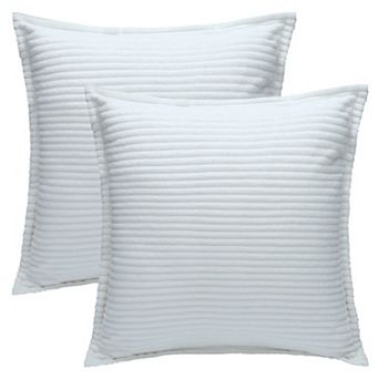 Striped Decorative Throw Pillow Covers Pack of 2 Soft Cushion Pillow Cases for Sofa Home Decor