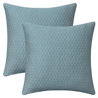 Soft Throw Pillow Covers 2Pcs, Modern Decorative Geometric Cushion Cases for Couch Living Room Home