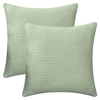 Soft Throw Pillow Covers 2Pcs, Modern Decorative Geometric Cushion Cases for Couch Living Room Home