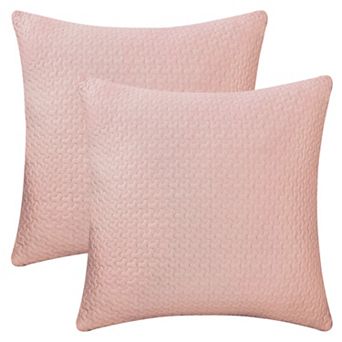 Soft Throw Pillow Covers 2Pcs, Modern Decorative Geometric Cushion Cases for Couch Living Room Home