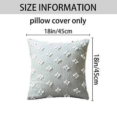 2 Pcs Jacquard Decoration Throw Pillow Cover Modern Pattern Pillow Cases for Home Sofa Bed