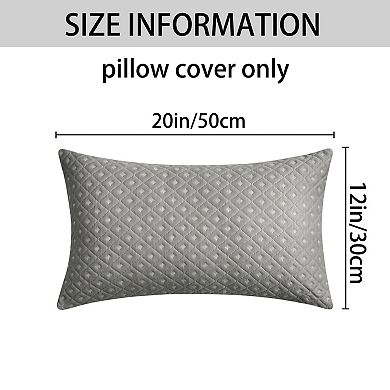 Set of 2 Throw Pillow Covers Decorative Soft Modern Geometric Couch Cushion Cases for Living Room