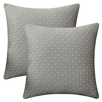 Set of 2 Throw Pillow Covers Decorative Soft Modern Geometric Couch Cushion Cases for Living Room
