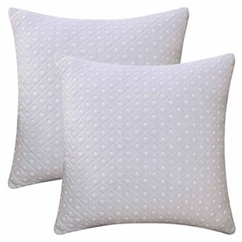 Set of 2 Throw Pillow Covers Decorative Soft Modern Geometric Couch Cushion Cases for Living Room