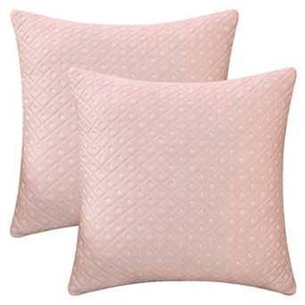 Set of 2 Throw Pillow Covers Decorative Soft Modern Geometric Couch Cushion Cases for Living Room