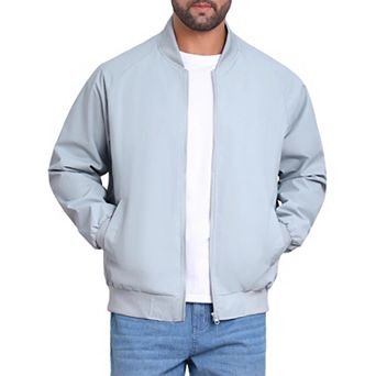 Men's Casual Stylish Lightweight Full Zip Up Bomber Jacket