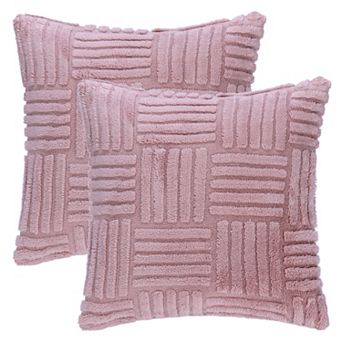 Throw Pillow Covers Set of 2 Striped Soft Decorative Couch Pillow Cases Farmhouse Home Decor for Bed