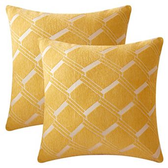 2 Packs Geometric Decorative Throw Pillow Cover Modern Cushion Cases Gifts for Home Decoration