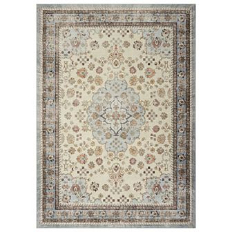 Large Area Rugs Living Room with Non-Slip Backing Stain-Resistant Low Pile Persia - Elegant graceful