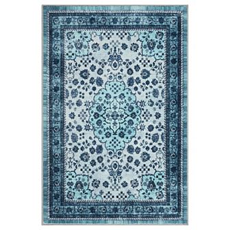 Large Area Rugs Living Room with Non-Slip Backing Stain-Resistant Low Pile Persia - Elegant graceful