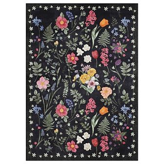 Large Area Rugs Living Room Non-Slip Backing Stain-Resistant Low Pile Modern-overflows with color