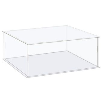 Display Case Box Acrylic Box Dustproof Protection Showcase 36x36x16cm