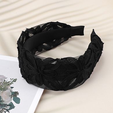 Fashion Lace Wide Headbands for Women 1 Pc