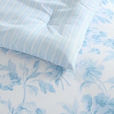 Laura Ashley Anja Textured Toile Comforter Set