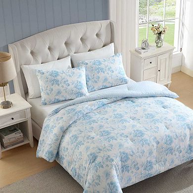 Laura Ashley Anja Textured Toile Comforter Set
