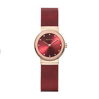 BERING Women's Classic Watch with Swarovski Elements & Mesh Strap - 10126-363
